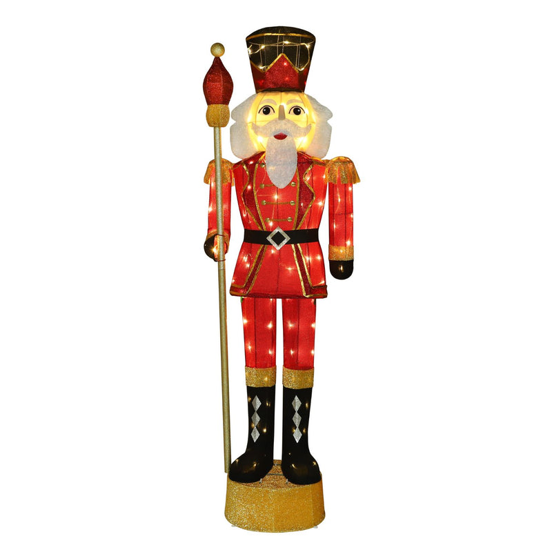Christmas Nutcracker Decor with Crutch
