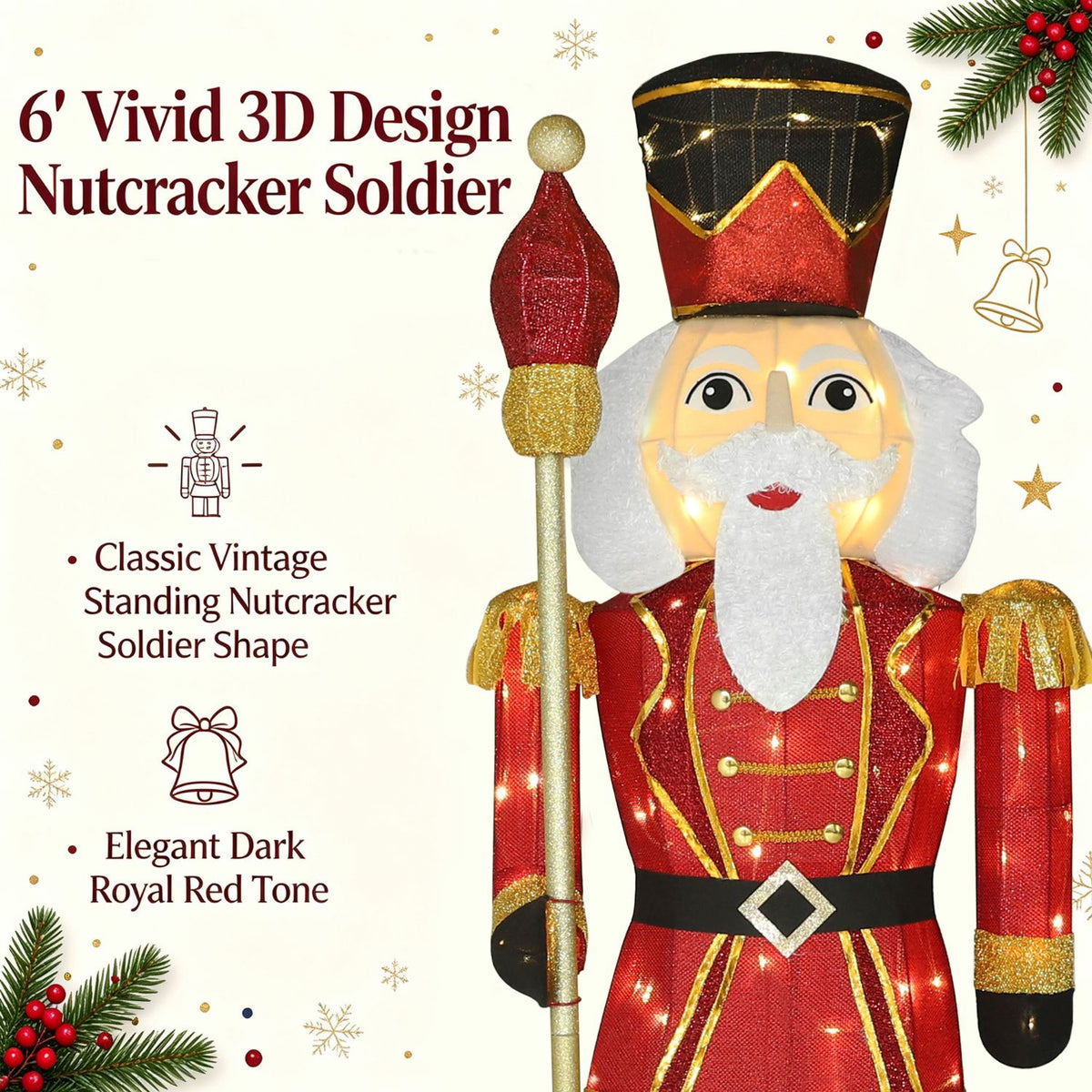 Nutcracker Soldier for Front Door