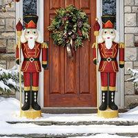 5.9FT Nutcracker Christmas Decor for Front Door and Party