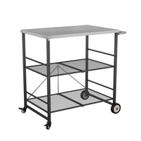 35" H Outdoor Grill Cart