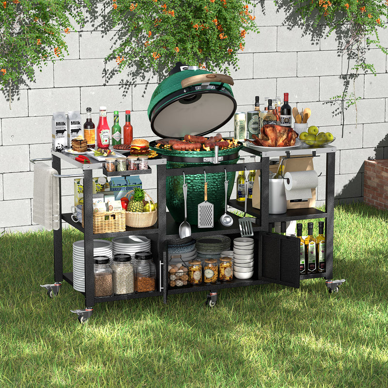 Portable Outdoor Grill Table