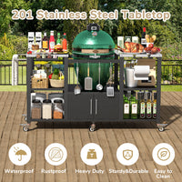 Stainless Steel BBQ Grill Cart