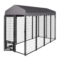 4x8 dog kennel with roof