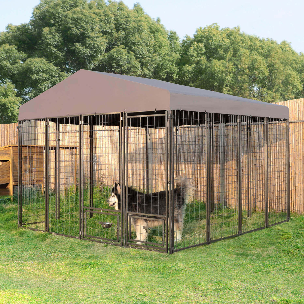 10 × 10ft large dog kennel outdoor