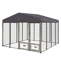 10 x 10ft large outdoor dog kennel
