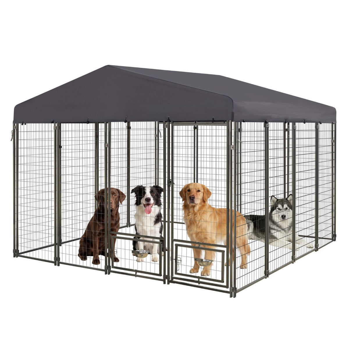 10 x 10ft large outdoor dog kennel