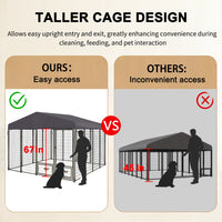10X10 Easy Access Dog Kennel