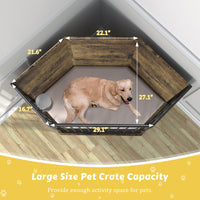 VEIKOUS Corner Dog Crate