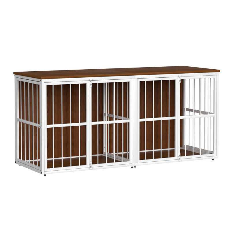 Double Dog Crate for 2 Large Dogs