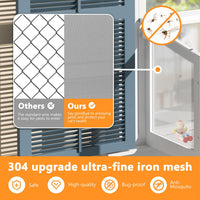 Plexiglass Cat Window Ultra-fine Iron Mesh