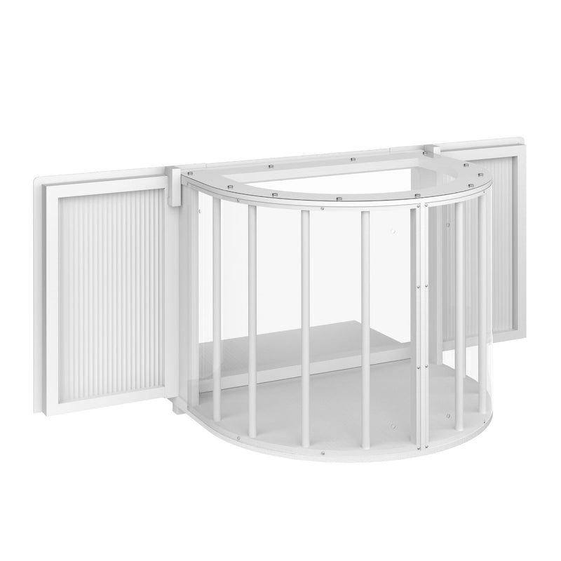 Veikous White Cat Window Box