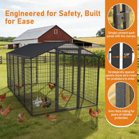 rust resistant chicken enclosure