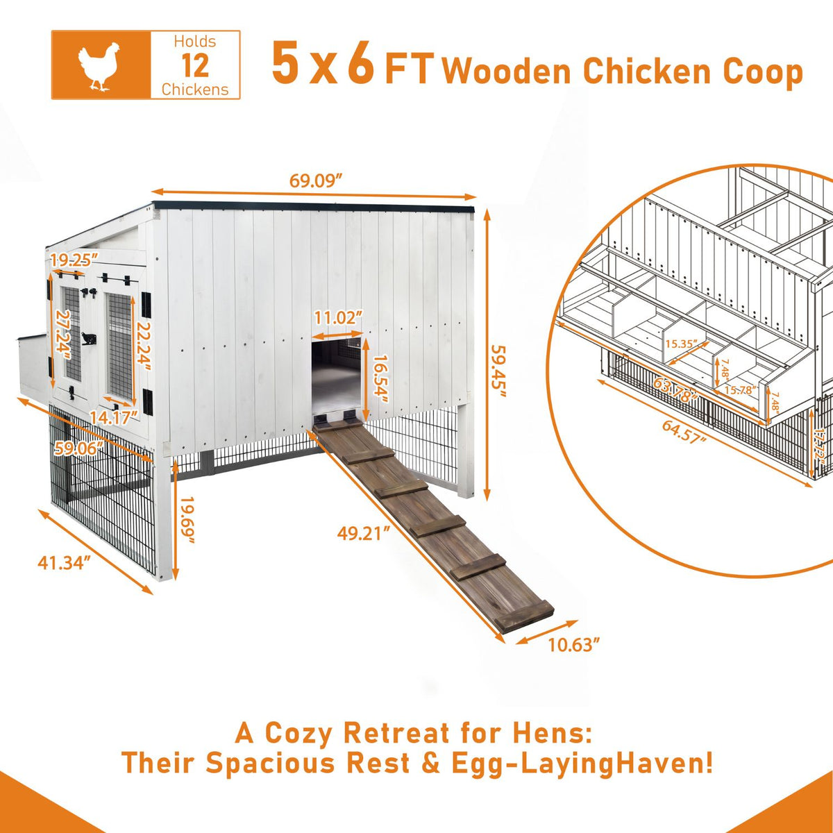 Chicken Coop for 12 Chickens