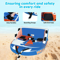 Couch Tube with Grip Handles, Boarding Straps, EVA Pads