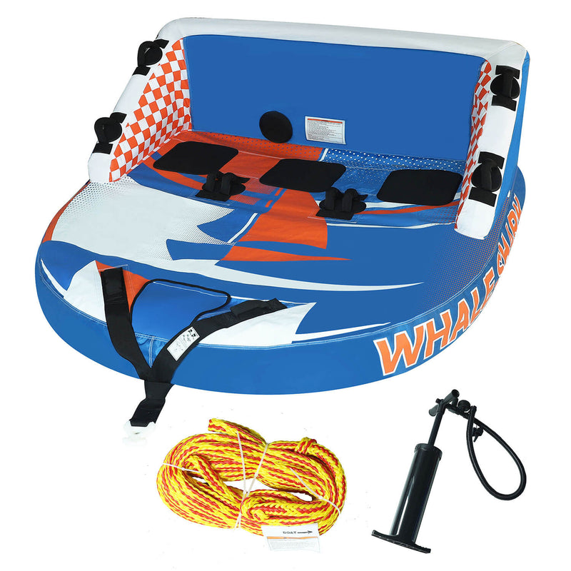 Towable Tube with Tow Rope and Air Pump