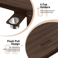 Top Removable Gaming Table with Cup Holders