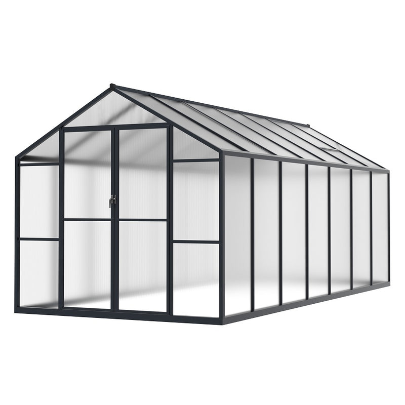 VEIKOUS Aluminum Greenhouse Kit for Outdoor 8×14