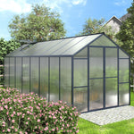 VEIKOUS Aluminum Greenhouse Kit for Outdoor 8×16