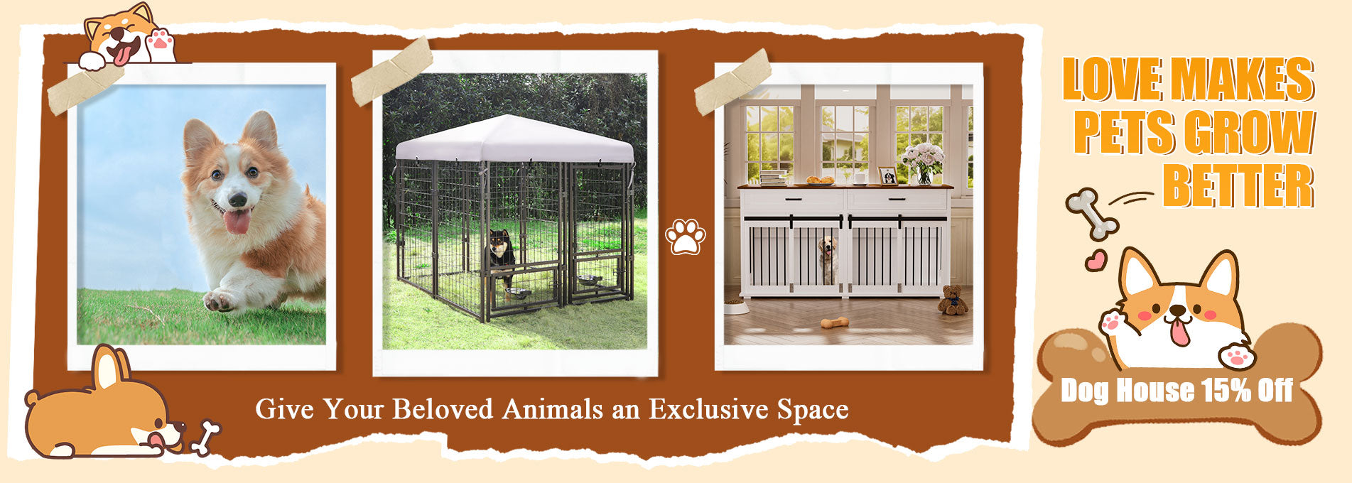 Veikous dog house 15%off