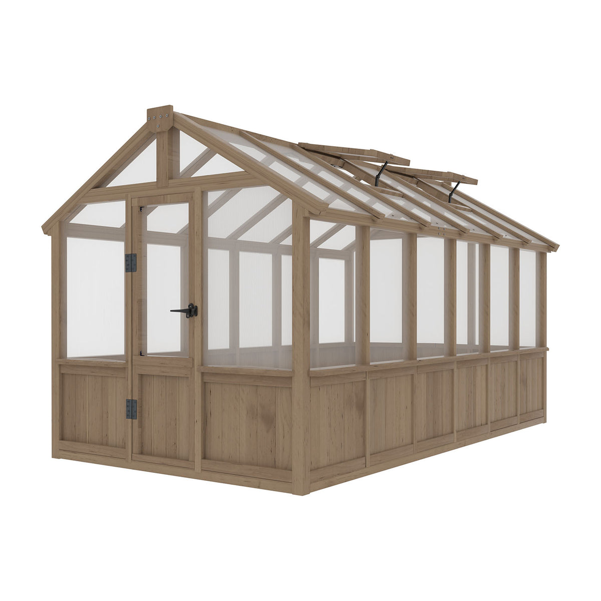 Veikous 6x12 wood greenhouse