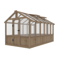 Veikous 6x12 wood greenhouse