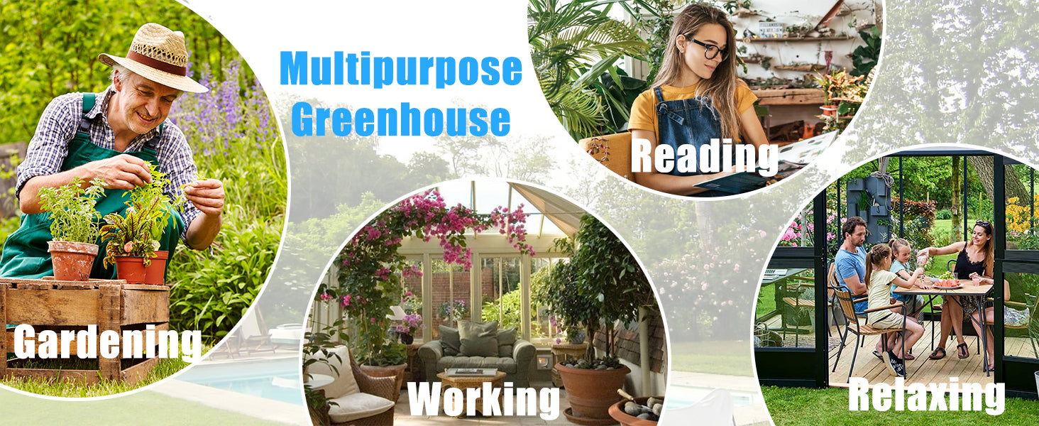 Practical wood greenhouse kit