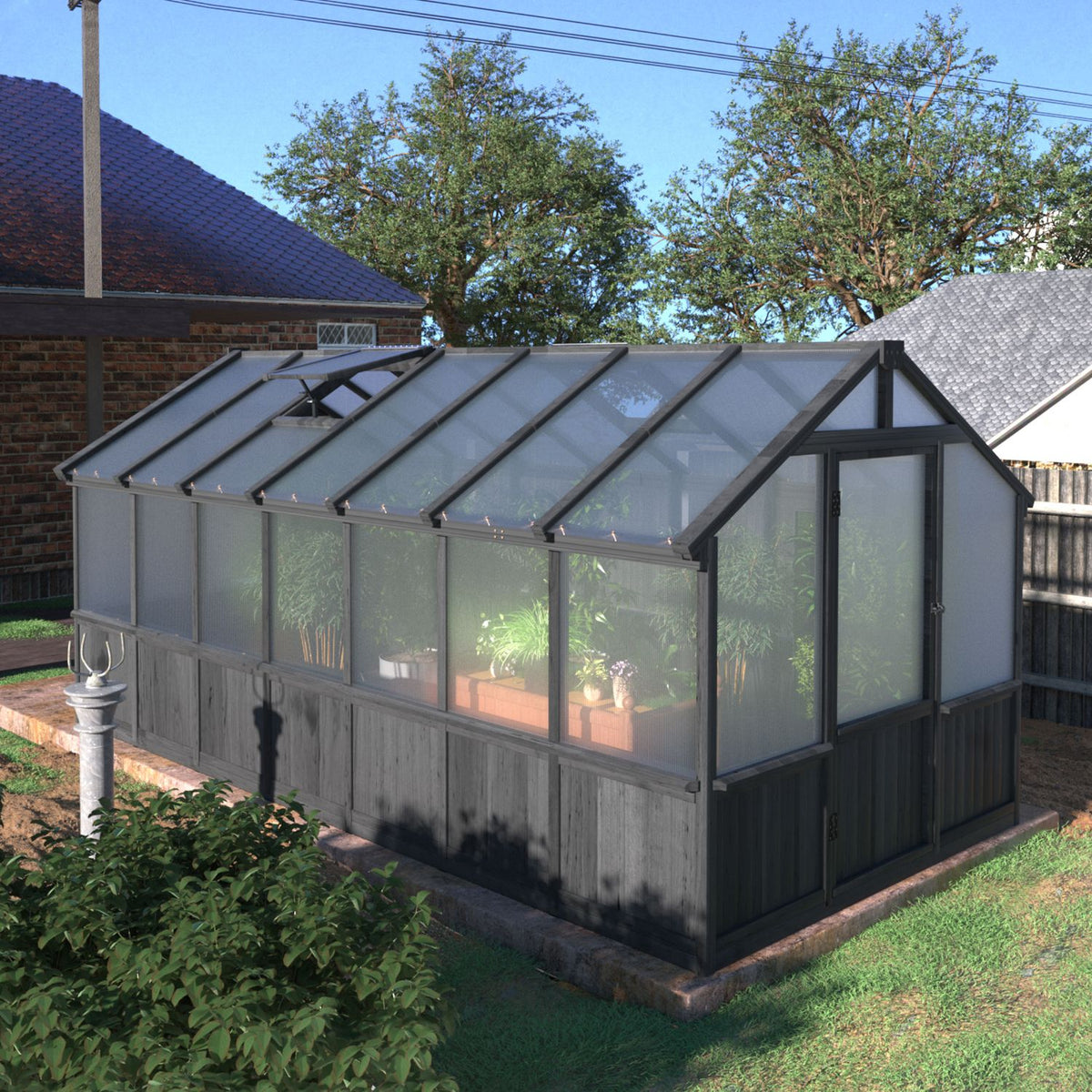 Walk-in Greenhouse, Black