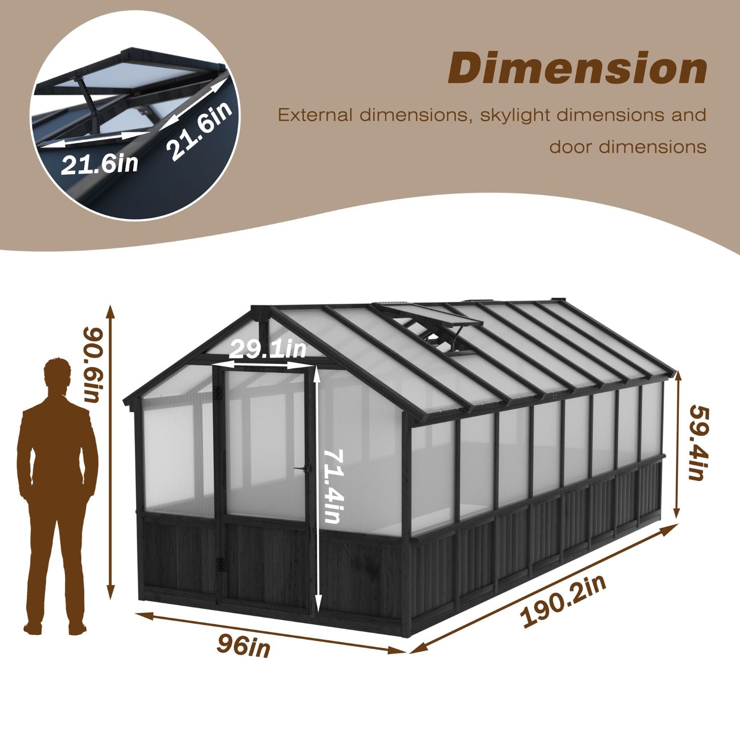 トラベルハウス OverEZ 8 ft. x 16 ft. Greenhouse at Tractor Supply Co