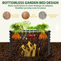 Bottomless garden container