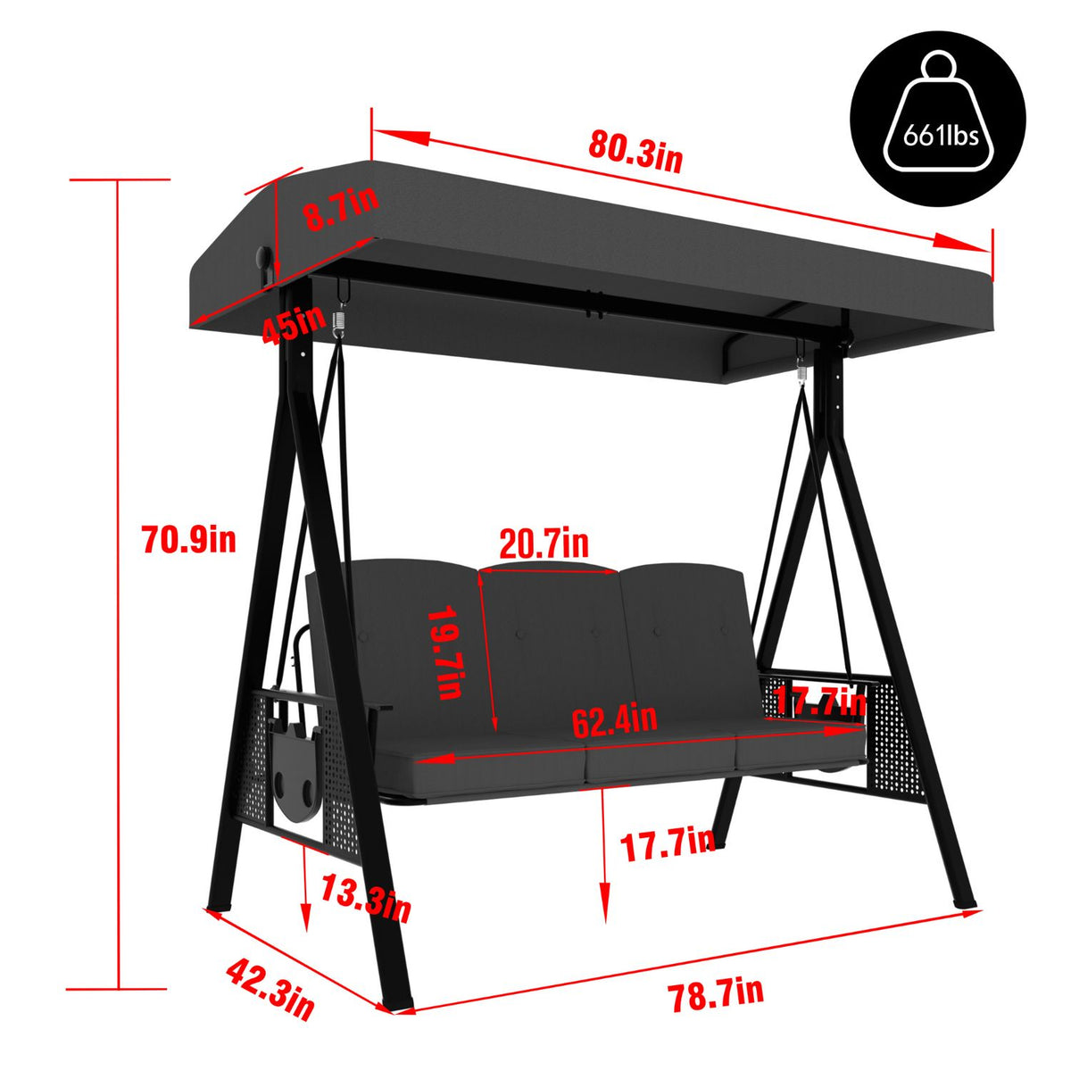 free standing swing for adults