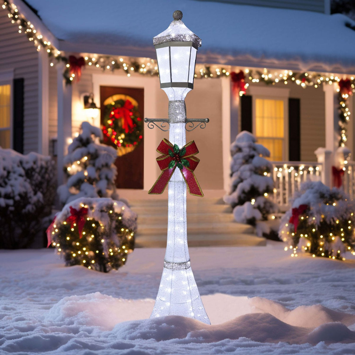 6 ft Christmas Lamp Post Decoration
