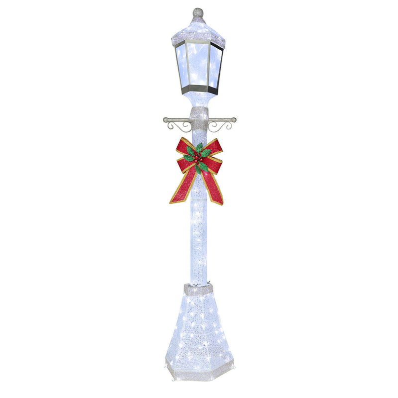 VEIKOUS Christmas Lamp Post Decoration, 6 ft