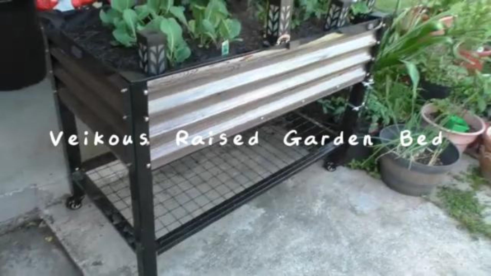 PG0102-23_Veikous Raised Garden Bed with Legs
