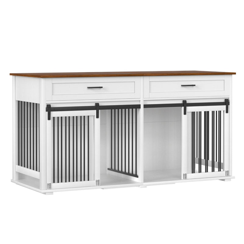 VEIKOUS Dog Crate End Table Large