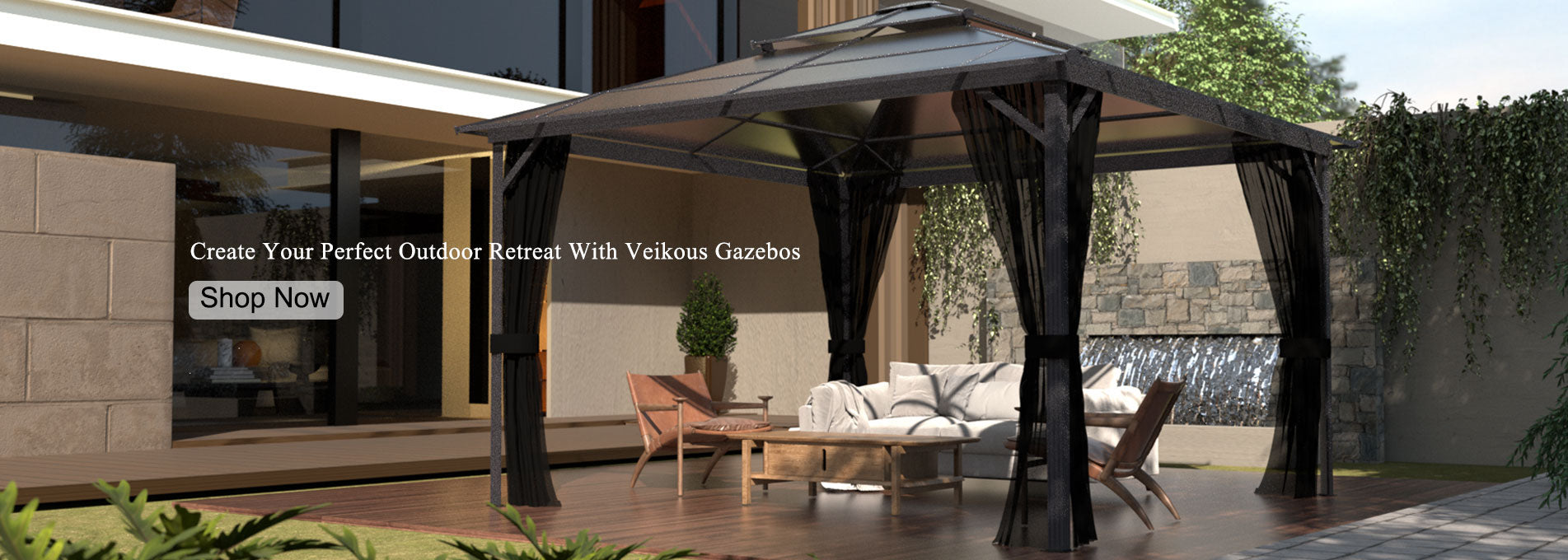 Regular gazebo banner