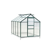 veikous VEIKOUS 6' x 8' Aluminum Greenhouse Kit for Outdoor, Walk-in Polycarbonate Garden Greenhouse for Plants in Winter with Heavy Duty Metal Frame -  veikous Greenhouses 599.99